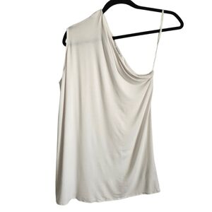 Babaton White One-Shoulder Top